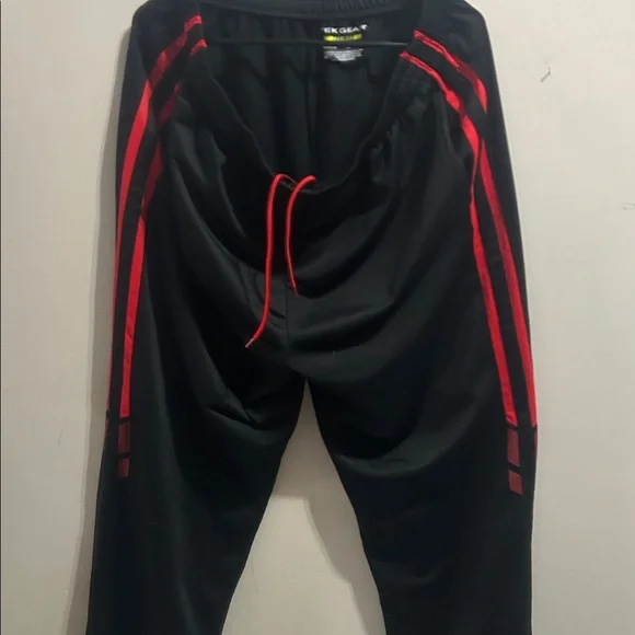 Tek Gear Black Joggers with Red Accents - Picture 6 of 9
